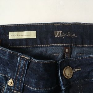Jean Bootcut Femme KUT From The Kloth - Taille 8 - Bleu Foncé Délavé - Coupe Regular - 32.5" De Longueur